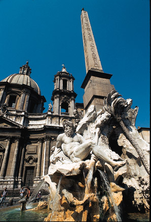 Piazza Navona - Fontana del Bernini